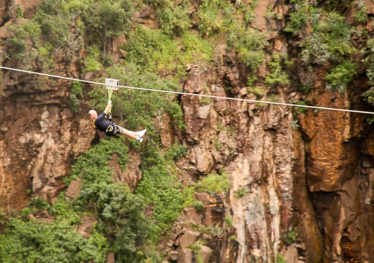 Bridge Slide at Victoria Falls