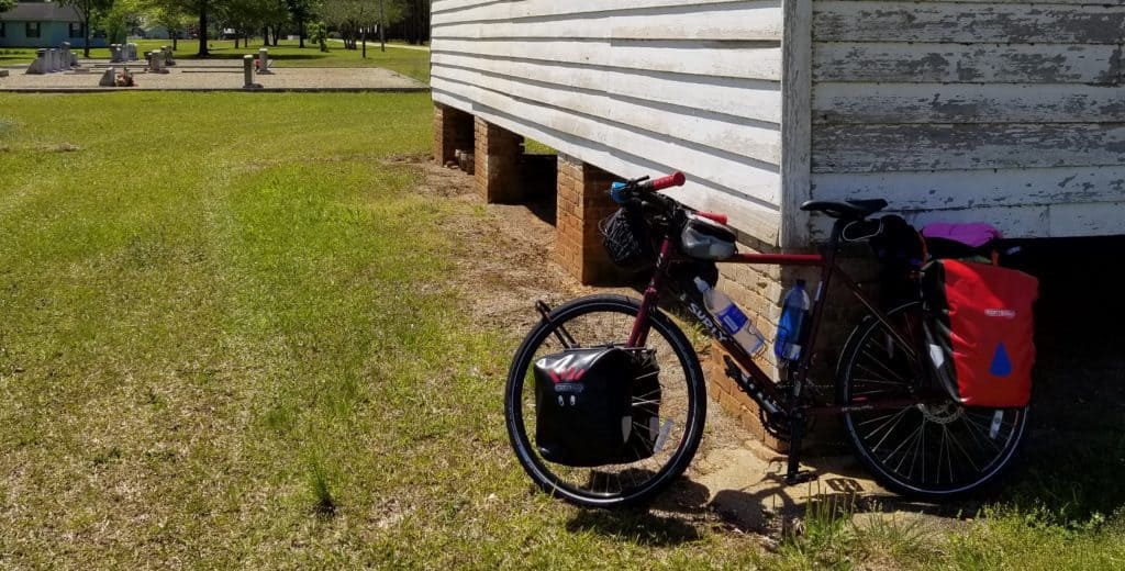 Who needs a kick stand when you have a church? 