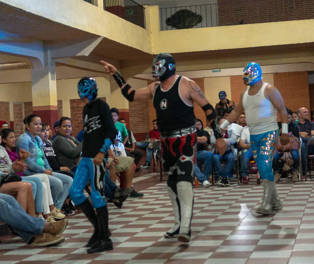 Parade of the good guy Luche Libre wrestlers