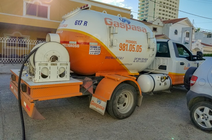 Gas Truck in Mazatlan