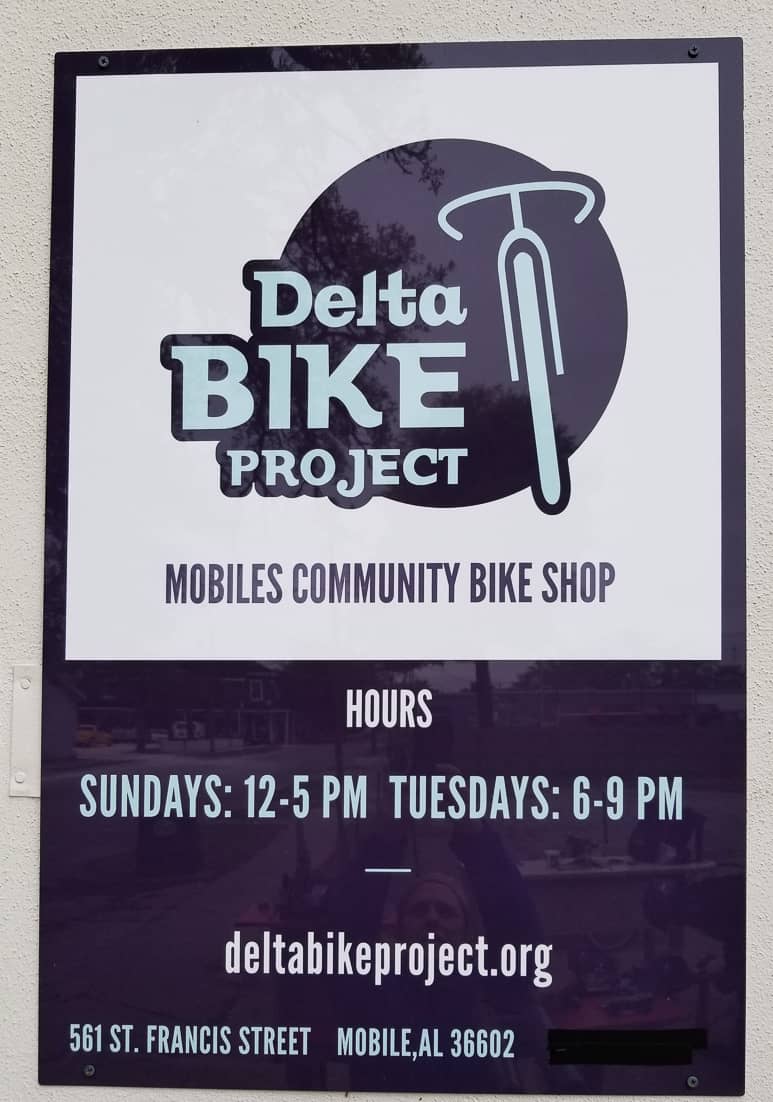 Delta Bike Project Sign