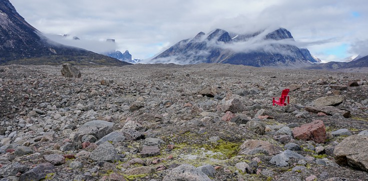 Red Chair looking towards Asgaard