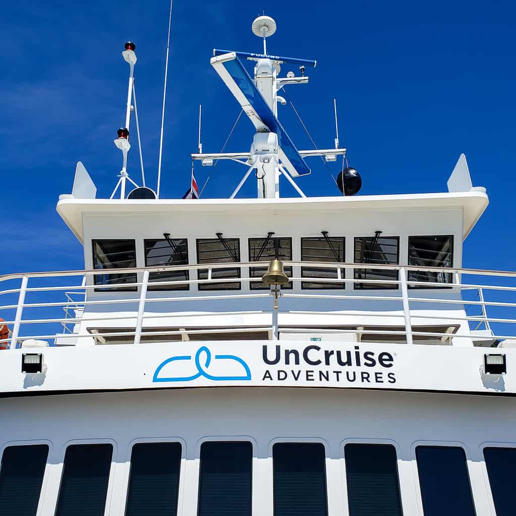 Bridge of an Uncruise Ship