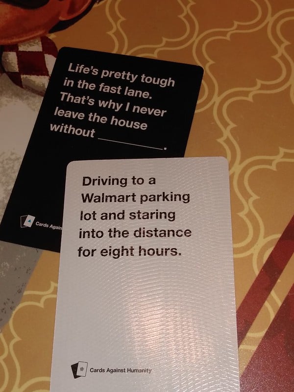 Cards against humanity cards