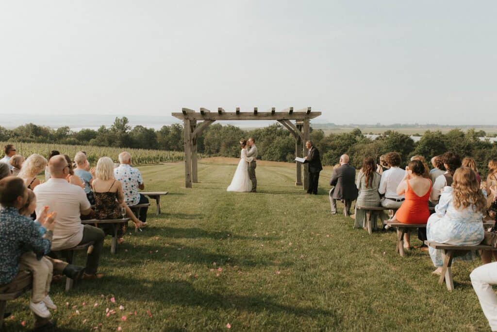 Couple getting married